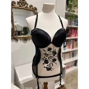 Honey Birdette Sara Bustier Corset Bodysuit BNWT